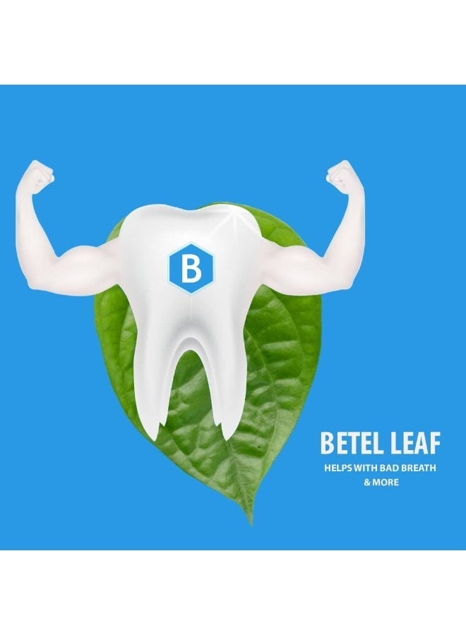 Bentodent Natural Toothpaste Betel Leaf | Fluoride-Free & SLS-Free | Herbal Toothpaste for Fresh Breath | Strong Gums & Enamel Protection | Daily Oral Detox for Family (Betel Leaf Pack of 2, Qty 200g) - Image 4